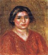 Pierre Renoir Gabrielle in a Red Blouse oil on canvas